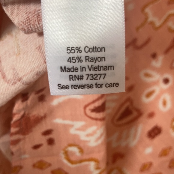 Sonoma print sleeveless top size S - Picture 12 of 13